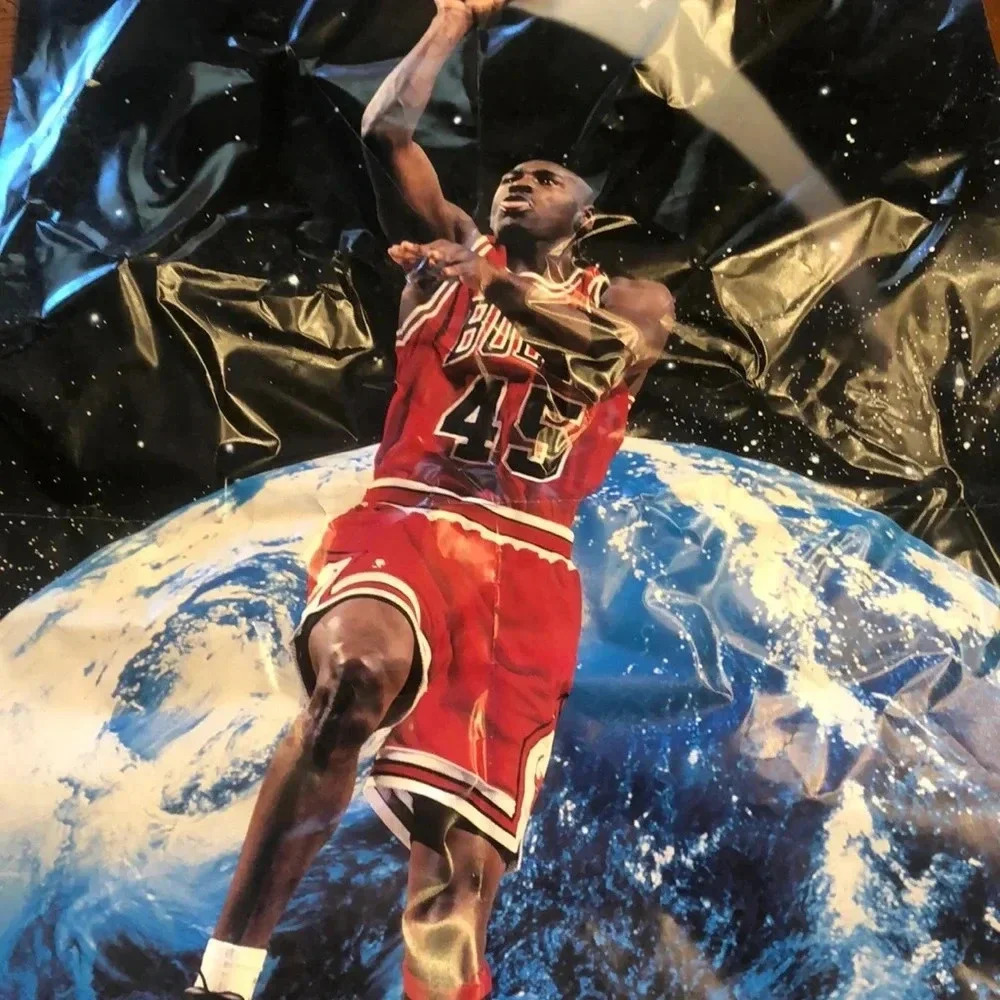 MICHAEL JORDAN ORIGINAL FULL SIZE POSTER "OUT OF THIS WORLD" 1995 COSTACOS